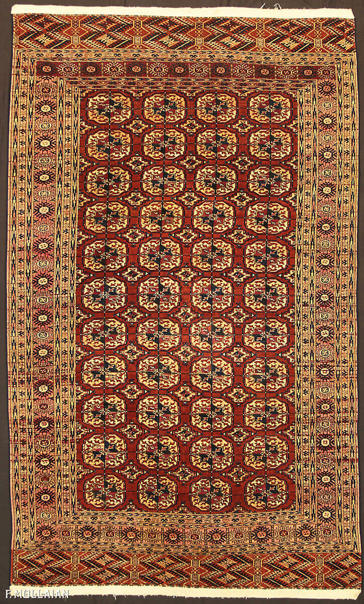 قالی آنتیک ترکمنی بخارا کد:۳۶۱۱۱۰۳۷